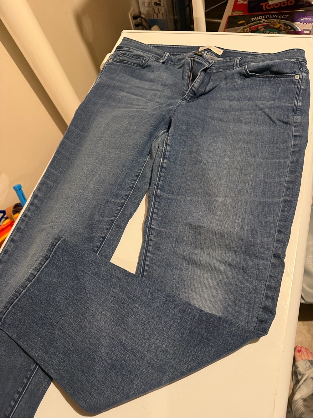 J. Jill Women's Skinny Jeans in Dark Blue Wash
